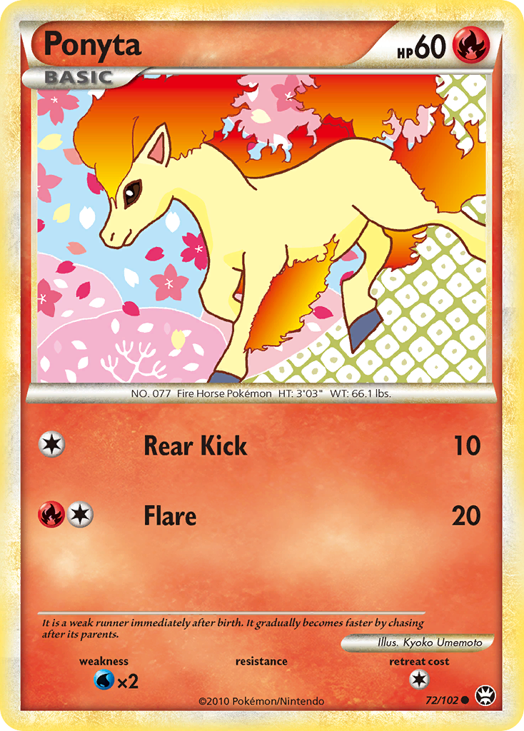 Ponyta (72/102) [HeartGold & SoulSilver: Triumphant] | Good Games North
