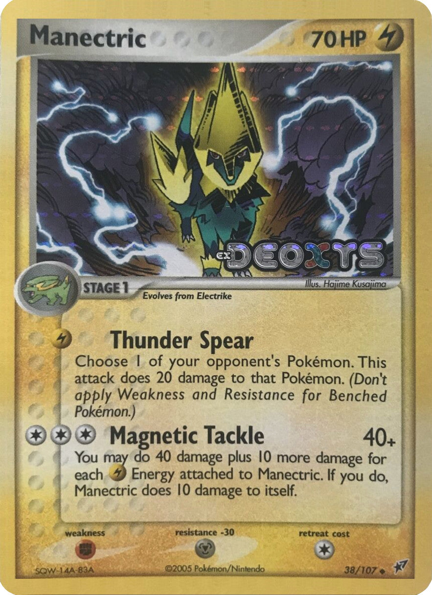 Manectric (38/107) (Stamped) [EX: Deoxys] | Good Games North