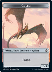 Golem (025) // Thopter Token [Commander 2021 Tokens] | Good Games North