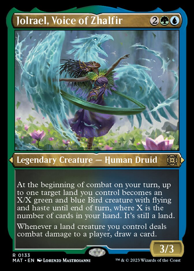 Jolrael, Voice of Zhalfir (Foil Etched) [March of the Machine: The Aftermath] | Good Games North
