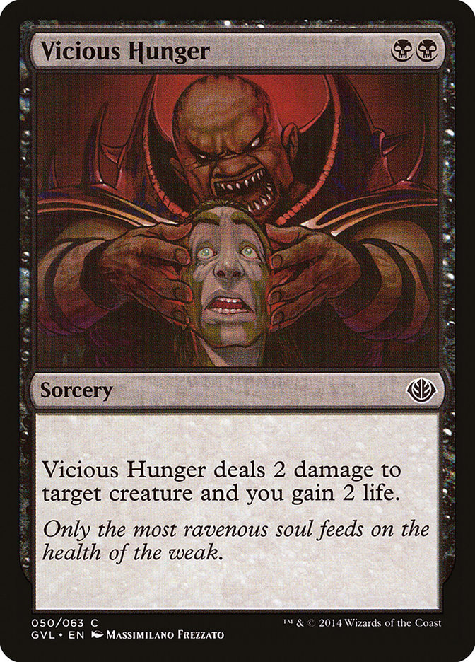 Vicious Hunger (Garruk vs. Liliana) [Duel Decks Anthology] | Good Games North
