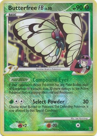 Butterfree FB LV.50 (17/147) (League Promo) [Platinum: Supreme Victors] | Good Games North
