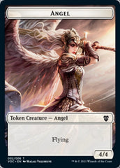 Angel // Clue Double-sided Token [Innistrad: Crimson Vow Commander Tokens] | Good Games North
