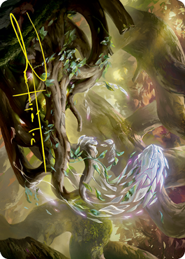 Emergent Sequence Art Card (Gold-Stamped Signature) [Strixhaven: School of Mages Art Series] | Good Games North