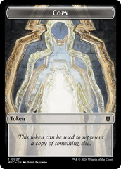 Copy // Zombie Double-Sided Token [Murders at Karlov Manor Commander Tokens] | Good Games North