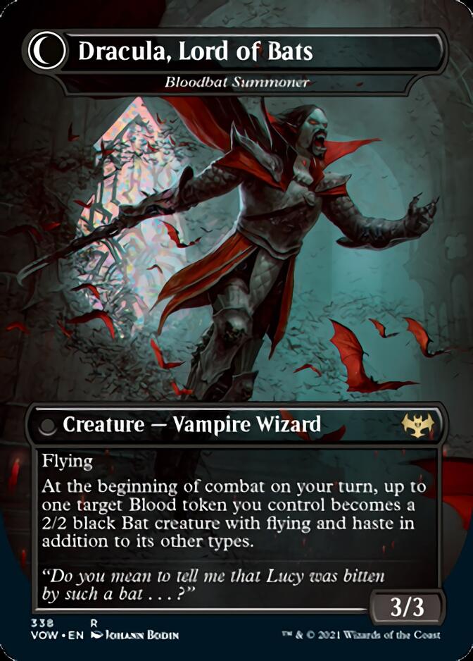 Voldaren Bloodcaster // Bloodbat Summoner - Dracula, Lord of Blood // Dracula, Lord of Bats [Innistrad: Crimson Vow] | Good Games North