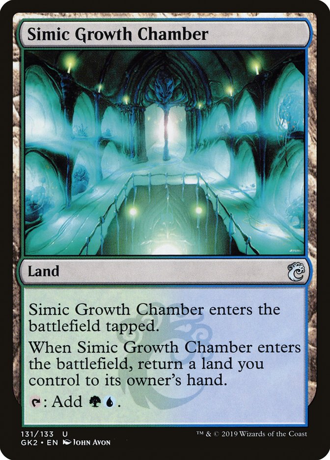 Simic Growth Chamber [Ravnica Allegiance Guild Kit] | Good Games North