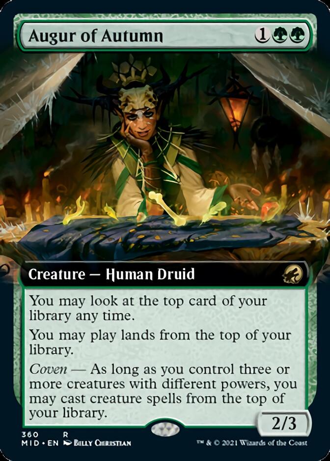 Augur of Autumn (Extended) [Innistrad: Midnight Hunt] | Good Games North