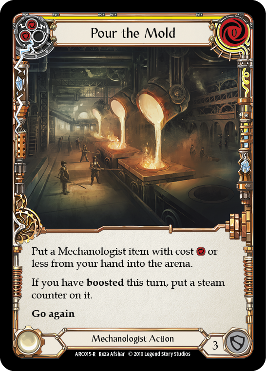 Pour the Mold (Yellow) [ARC015-R] 1st Edition Normal | Good Games North