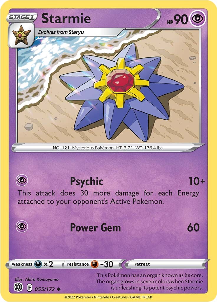 Starmie (055/172) [Sword & Shield: Brilliant Stars] | Good Games North