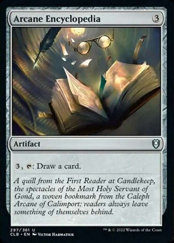 Arcane Encyclopedia [Commander Legends: Battle for Baldur's Gate] | Good Games North