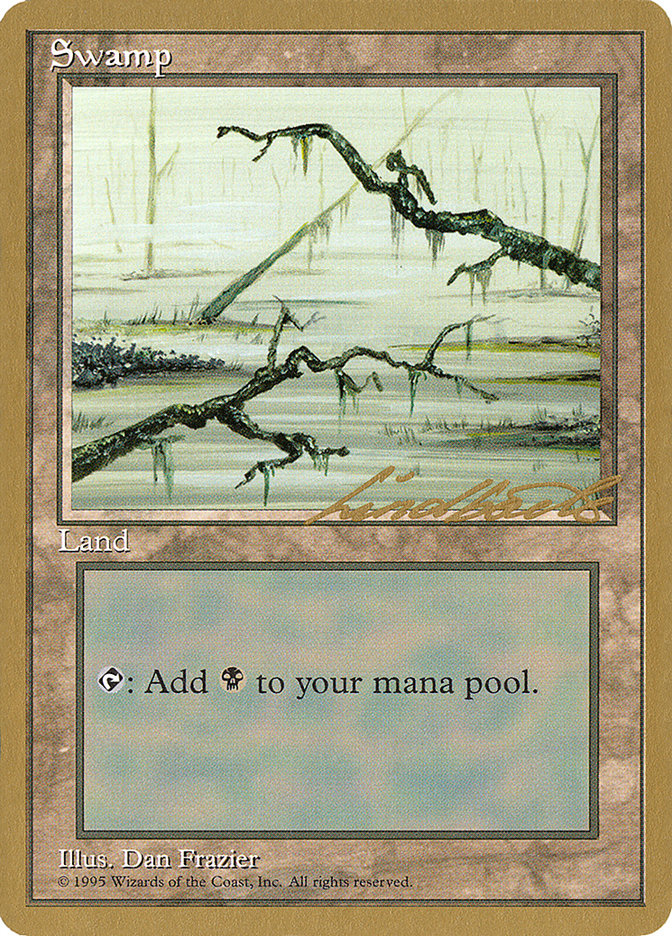 Swamp (ll371) (Leon Lindback) [Pro Tour Collector Set] | Good Games North