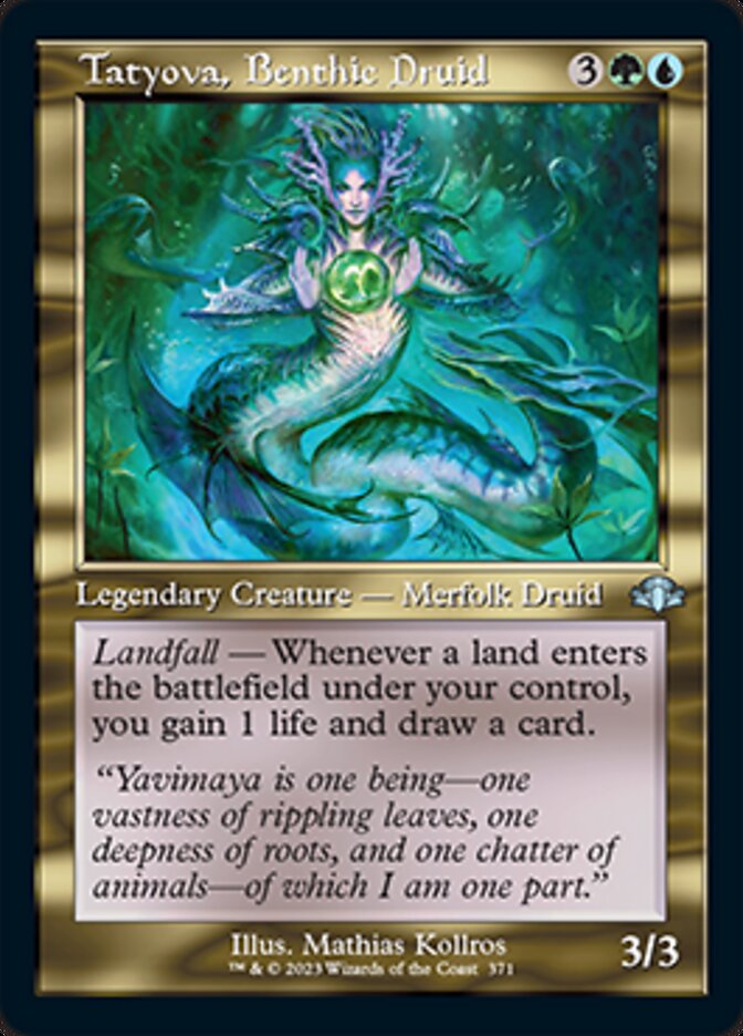 Tatyova, Benthic Druid (Retro) [Dominaria Remastered] | Good Games North