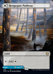 Hengegate Pathway // Mistgate Pathway (Borderless Alternate Art) [Kaldheim] | Good Games North