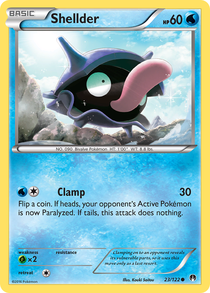 Shellder (23/122) [XY: BREAKpoint] | Good Games North