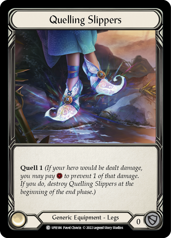 Quelling Slippers [UPR186] (Uprising)  Cold Foil | Good Games North