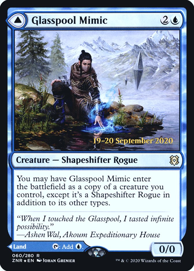 Glasspool Mimic // Glasspool Shore  [Zendikar Rising Prerelease Promos] | Good Games North