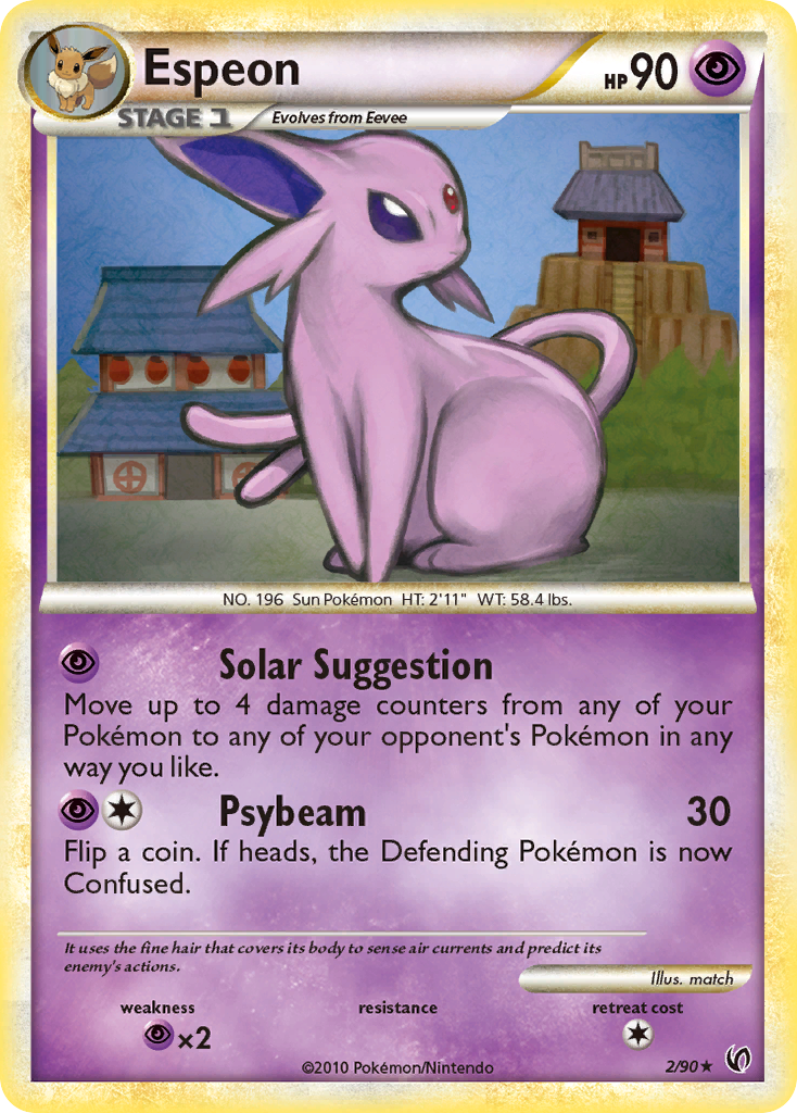 Espeon (2/90) [HeartGold & SoulSilver: Undaunted] | Good Games North