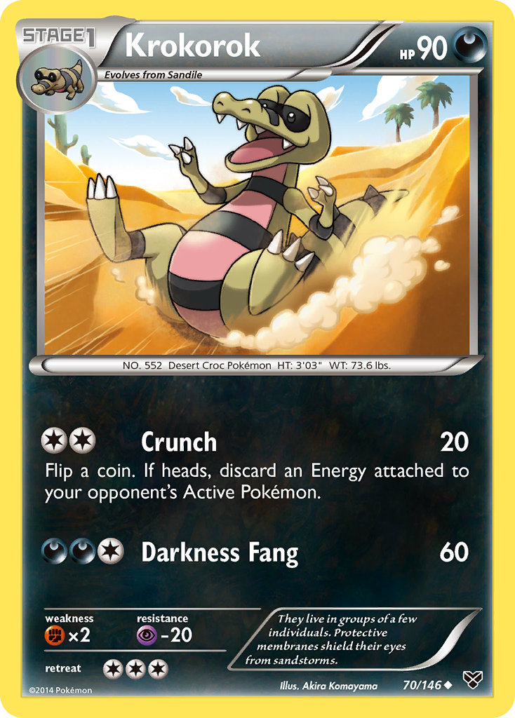 Krokorok (70/146) [XY: Base Set] | Good Games North