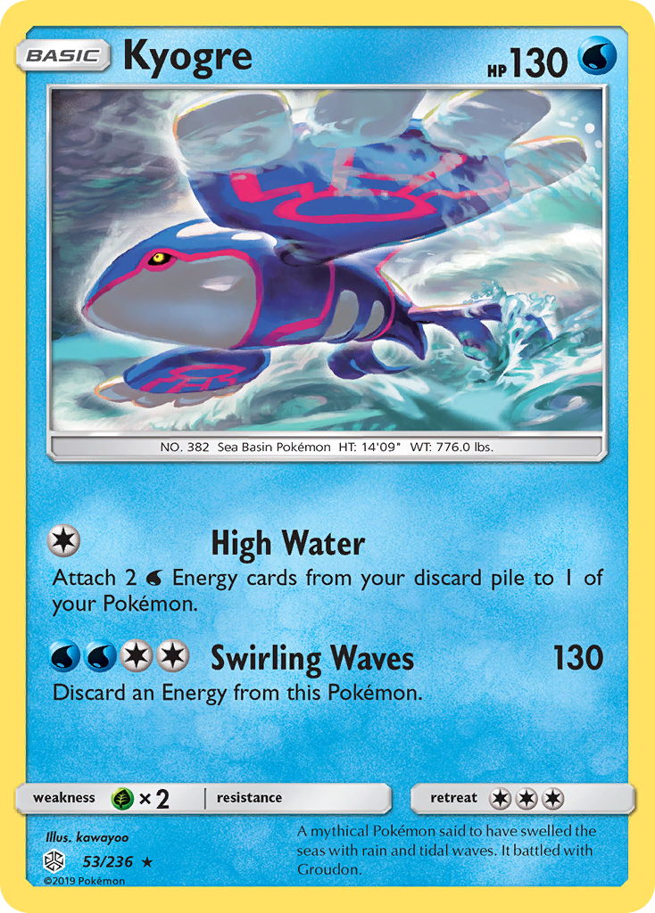Kyogre (53/236) [Sun & Moon: Cosmic Eclipse] | Good Games North