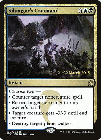 Silumgar's Command [Dragons of Tarkir Promos] | Good Games North