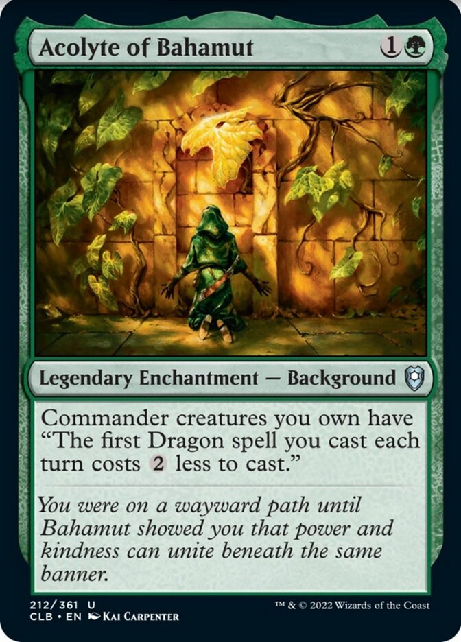 Acolyte of Bahamut [Commander Legends: Battle for Baldur's Gate] | Good Games North