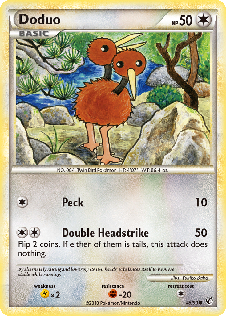 Doduo (45/90) [HeartGold & SoulSilver: Undaunted] | Good Games North
