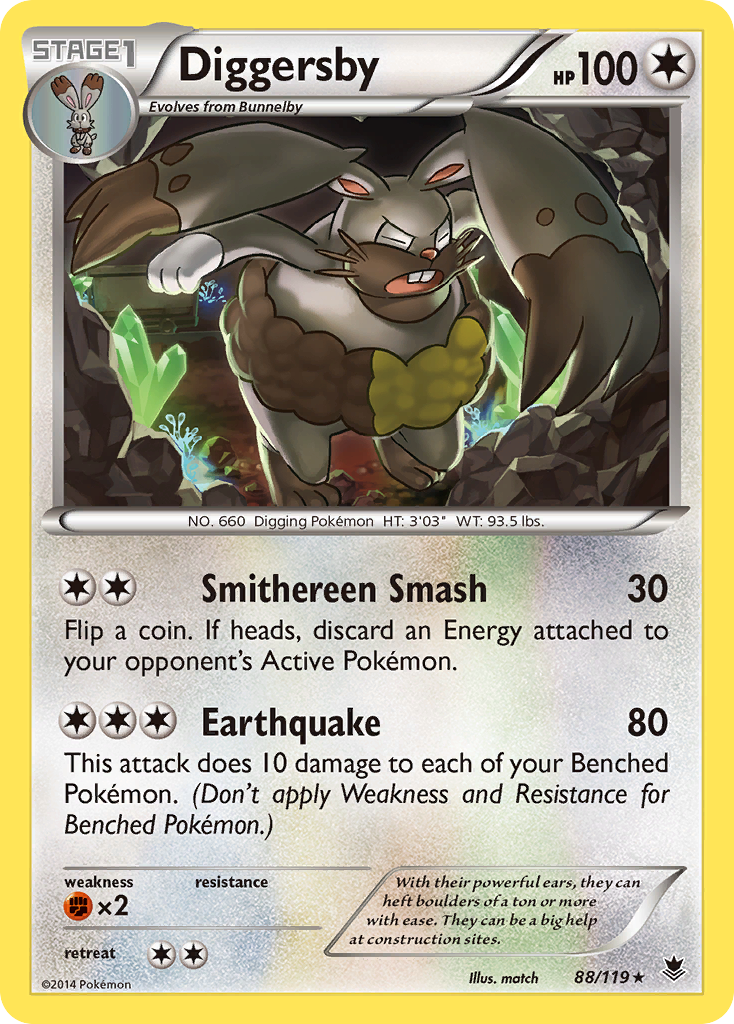 Diggersby (88/119) [XY: Phantom Forces] | Good Games North