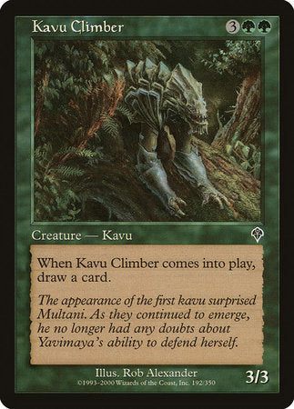 Kavu Climber [Invasion] | Good Games North