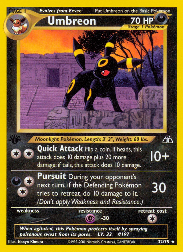 Umbreon (32/75) [Neo Discovery 1st Edition] | Good Games North