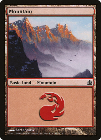 Mountain (313) [Commander 2011] | Good Games North