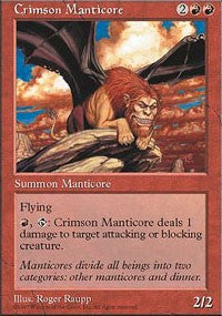 Crimson Manticore [Fifth Edition] | Good Games North
