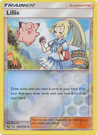 Lillie (125a/156) (Regional Promo Staff) [Sun & Moon: Ultra Prism] | Good Games North