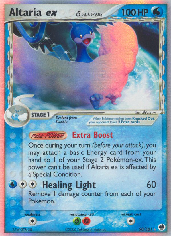 Altaria ex (90/101) (Delta Species) [EX: Dragon Frontiers] | Good Games North