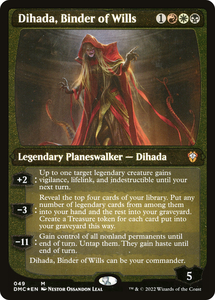 Dihada, Binder of Wills (Showcase Display Commander) [Dominaria United Commander] | Good Games North