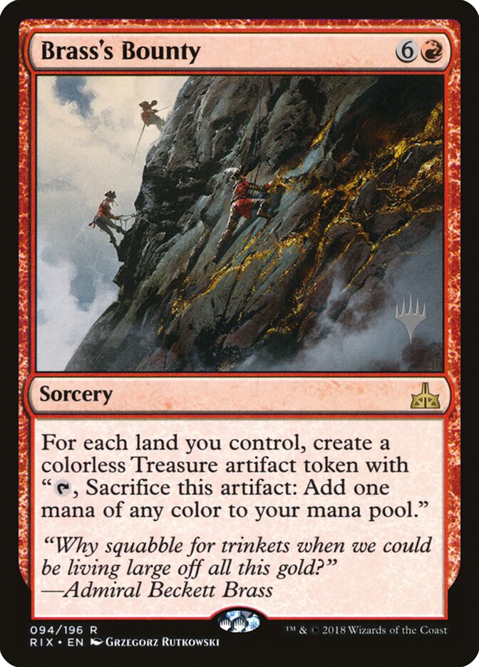Brass's Bounty (Promo Pack) [Rivals of Ixalan Promos] | Good Games North