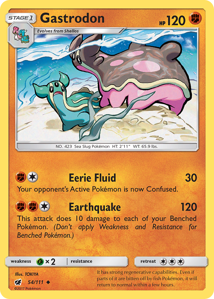Gastrodon (54/111) [Sun & Moon: Crimson Invasion] | Good Games North