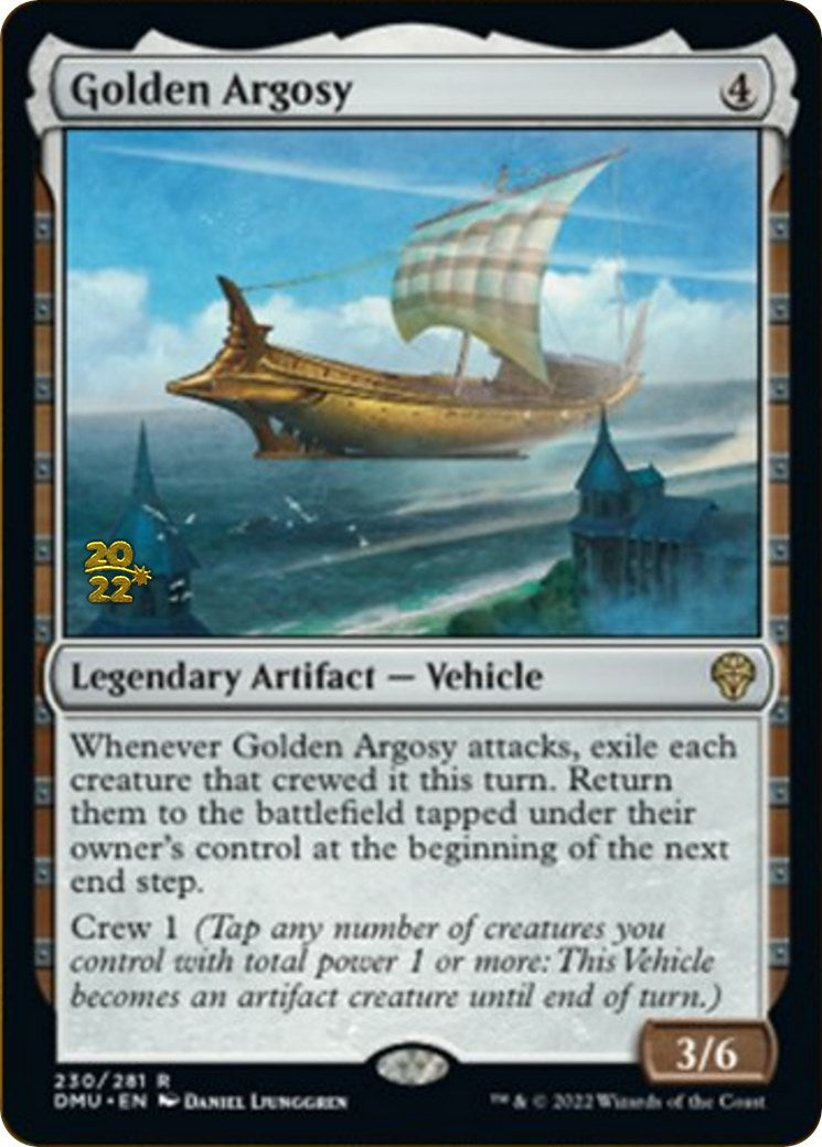 Golden Argosy [Dominaria United Prerelease Promos] | Good Games North
