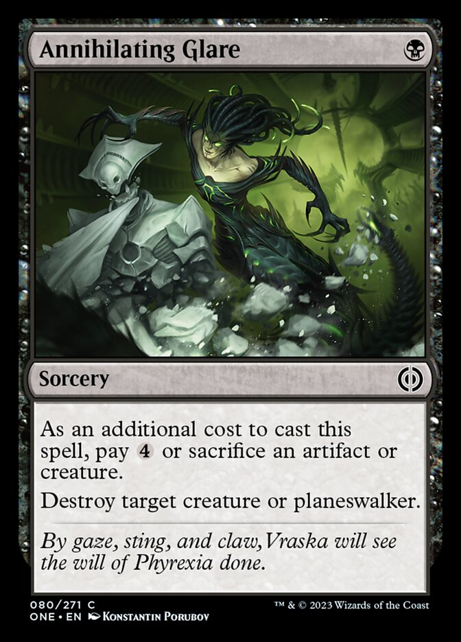 Annihilating Glare [Phyrexia: All Will Be One] | Good Games North