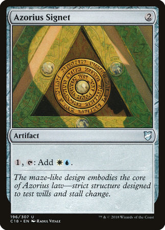 Azorius Signet [Commander 2018] | Good Games North