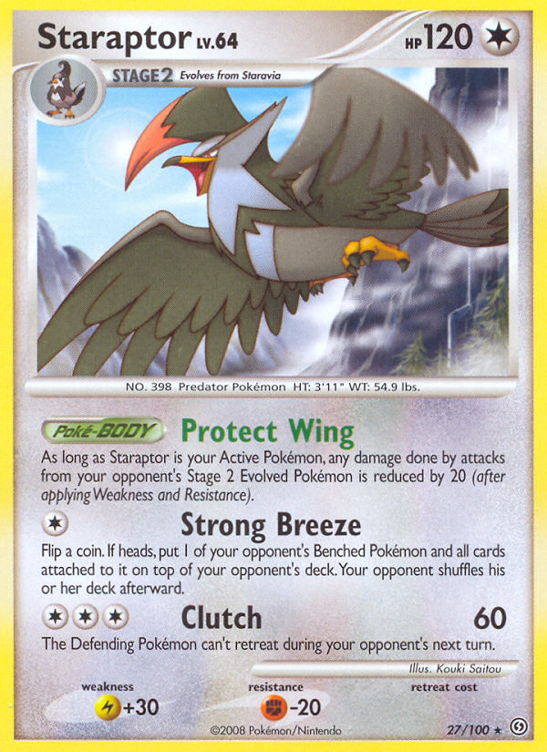 Staraptor (27/100) [Diamond & Pearl: Stormfront] | Good Games North