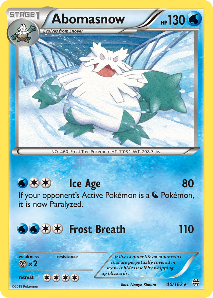 Abomasnow (40/162) [XY: BREAKthrough] | Good Games North