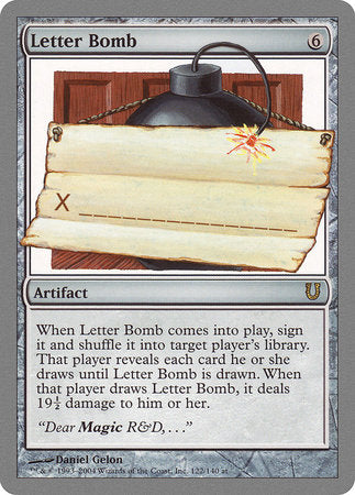 Letter Bomb [Unhinged] | Good Games North