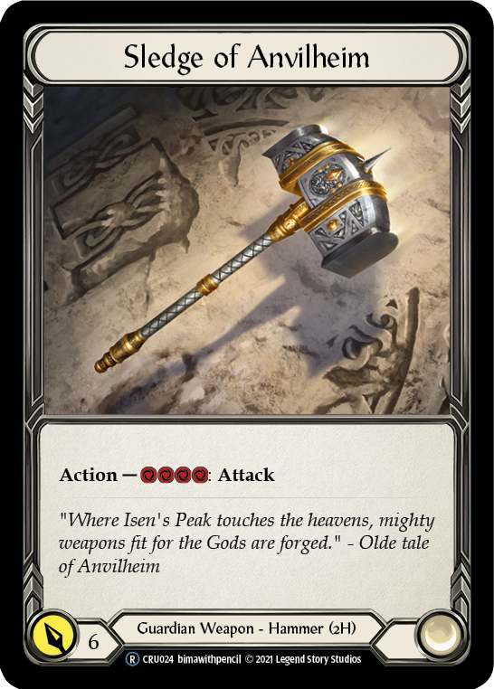 Sledge of Anvilheim [U-CRU024-RF] Unlimited Rainbow Foil | Good Games North
