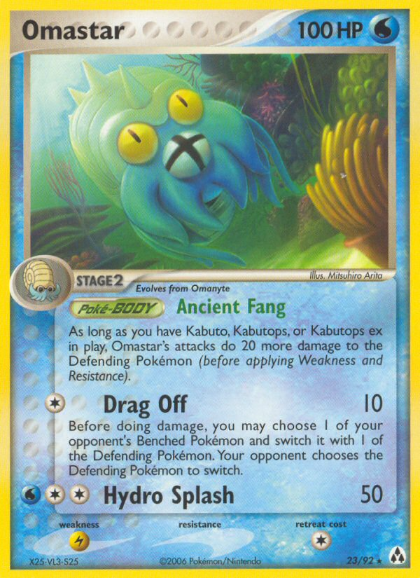 Omastar (23/92) [EX: Legend Maker] | Good Games North