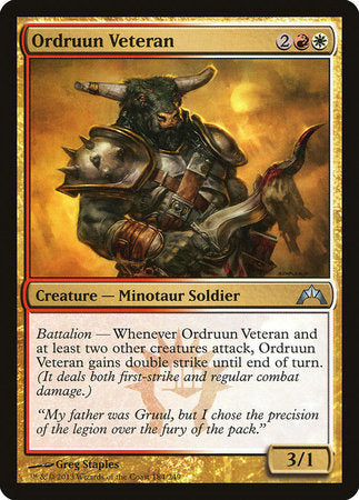 Ordruun Veteran [Gatecrash] | Good Games North