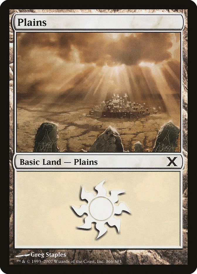 Plains (366) [Tenth Edition] | Good Games North