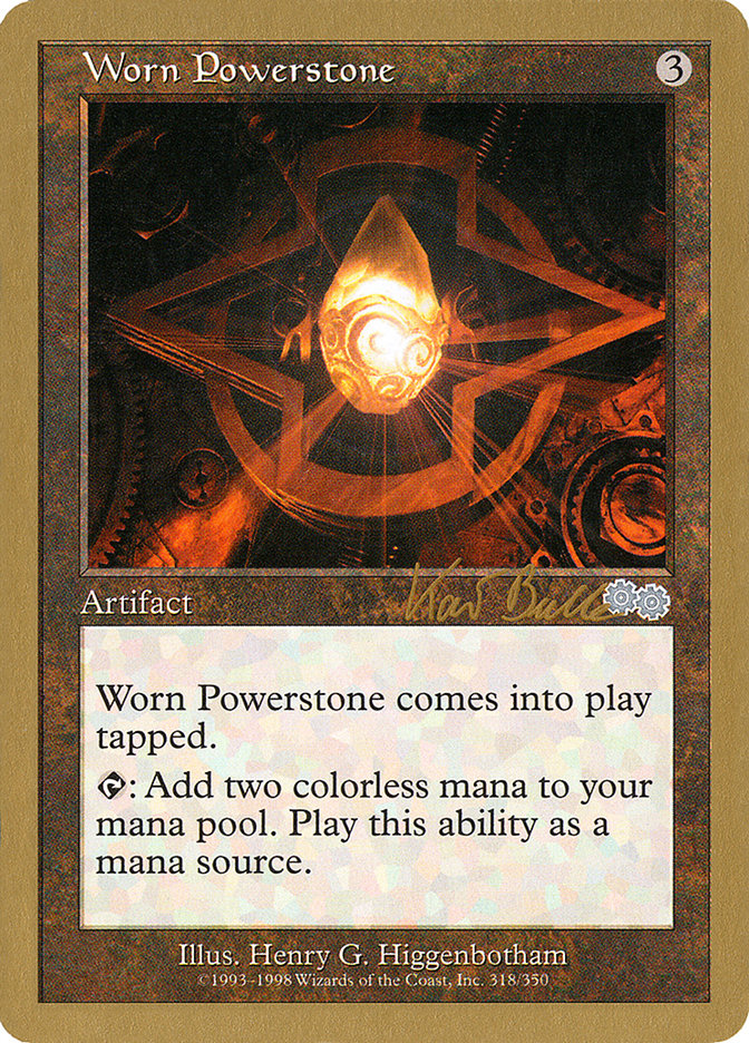 Worn Powerstone (Kai Budde) [World Championship Decks 1999] | Good Games North