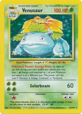 Venusaur (15/102) [Base Set Unlimited] | Good Games North