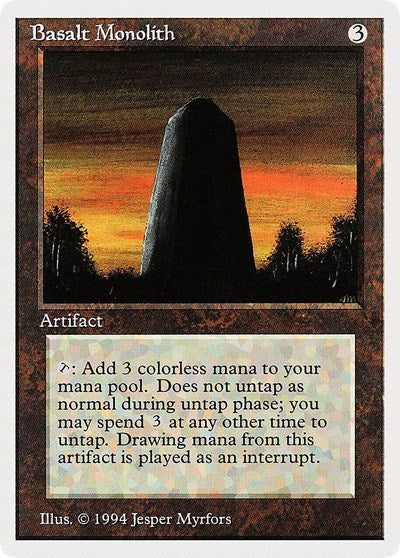 Basalt Monolith [Summer Magic / Edgar] | Good Games North